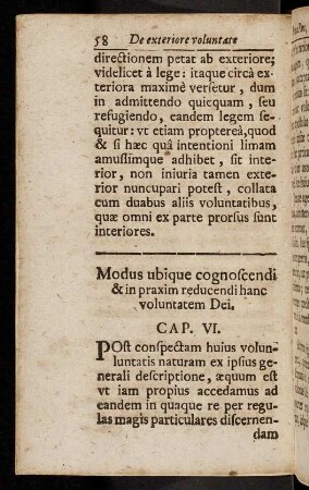 58-67, Post conspectam huius volunttatis naturam ...