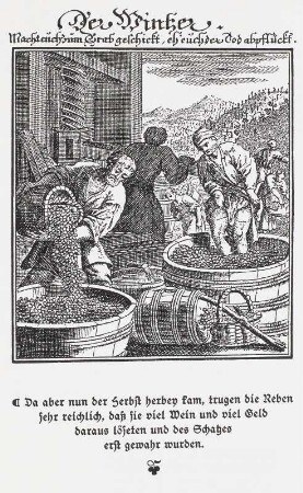 Der Winzer, Stich, Weigel 1698