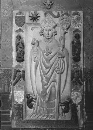 Grabplatte für Bischof Wenzel von Liegnitz
