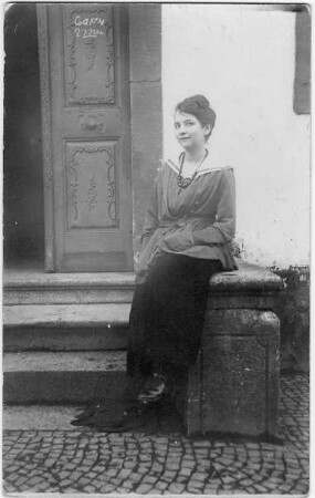 Anita Schermuly, geb. Pfeiffer, 1917