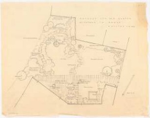 Garten Ditschke, Forst: Gartenplan 1:100