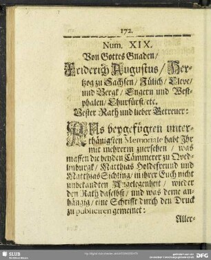 Num. XIX.