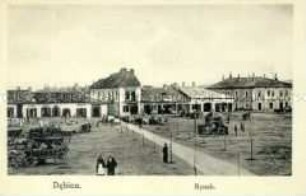 Marktplatz in der russisch-polnischen Stadt Debica