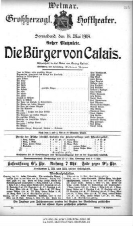 Die Bürger von Calais