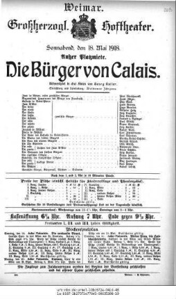 Die Bürger von Calais