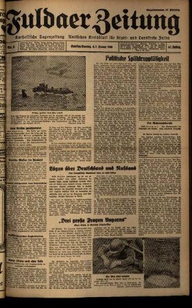 Ausgabe vom Samstag, den 06. Januar 1940.