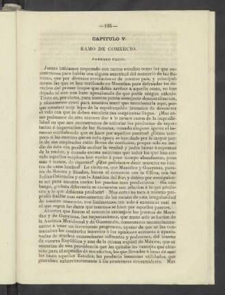 Capitulo V. Ramo De Comercio