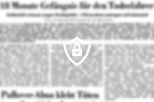 18 Monate Gefängnis für [Name maskiert]