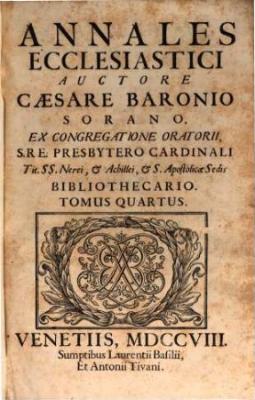 Annales ecclesiastici : cum continuatione, 4
