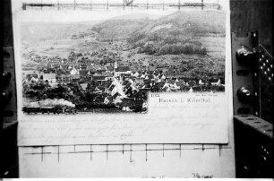 Hausen im Killertal, stilisierte Eisenbahn