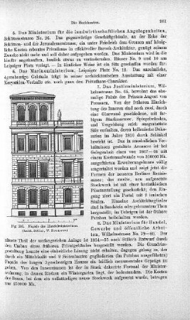 Fig. 151. Facade des Handelministeriums