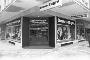 Eröffnung des medizinischen Fachgeschäfts Storch & Beller in der Kaiserstraße 176