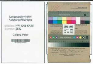 Entnazifizierung Peter Gollers , geb. 24.09.1919 ()