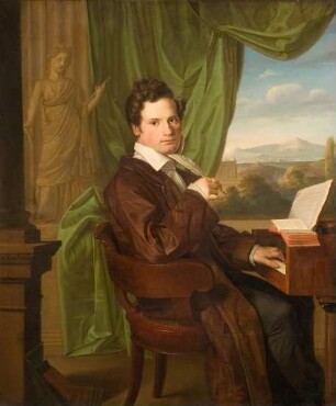Bildnis des Komponisten Heinrich Maria Schmidt