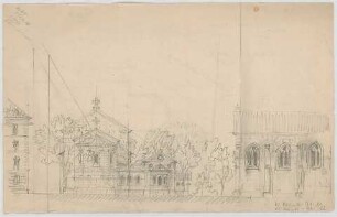 Thiersch, August ; Nürnberg (Bayern); Kath. - Apostolische Kirche, Projekt - Ansicht