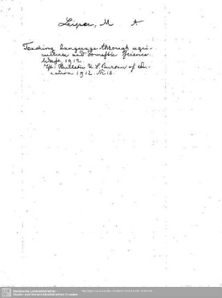 Leiper, M. A.
