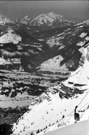 Oberstdorf: Nebelhorn; Blick ins Tal