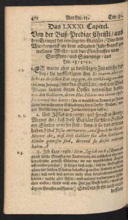 Das LXXXI. Capitel - XC. Capitel.