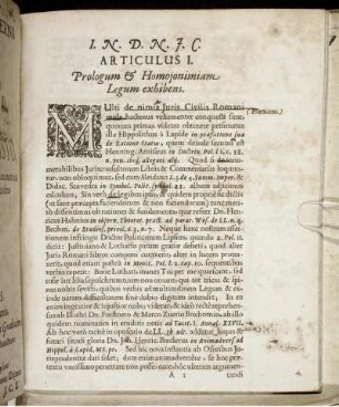Articulus I. - Articulus VI.