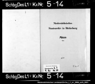 Quittungen für Freibriefe