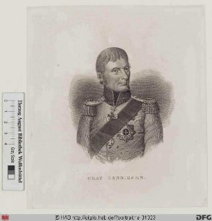 Bildnis Levin August Gottlieb von Bennigsen (1813 Graf)