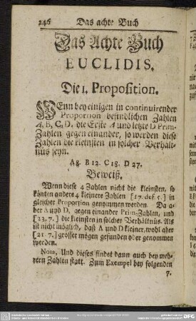 Das Achte Buch Euclidis