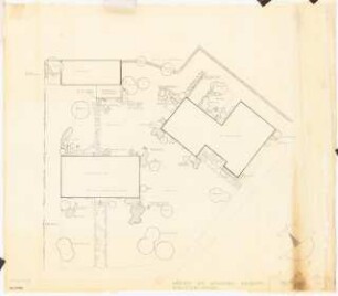 Garten Schorkopf, Pritzwalk: Lageplan mit Pflanzplan 1:100