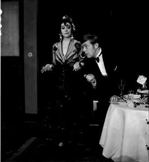Kabarett der Komiker: Asta Nielsen; in: "Kriminalsketch Zimmer 16"; mit Krüger als Kellner