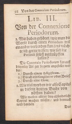 Lib. III. Von der Connexione Periodorum