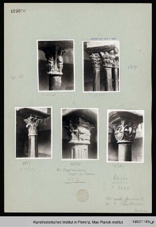Kapitell mit den Propheten Nathan, Balaam, Elias und mit Moses - S8B31