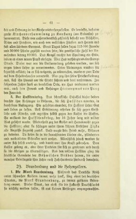 29. Brandenburg und die Hohenzollern