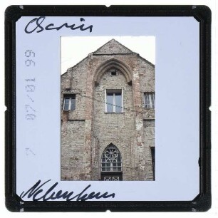 Chorin, Kloster : Fassade Nebenhaus