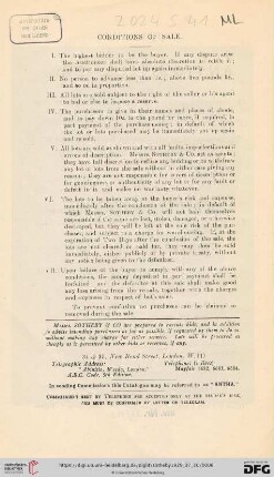 Conditions of sale