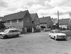 Bauernhaus : Birkwitz-Pratzschwitz. Dorfplatz Pratzschwitz. Wohnhäuser, Pratzschwitzer Straße 30-26