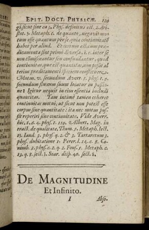De Magnitudine Et Infinito.