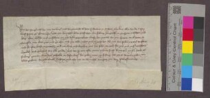 Die Stadt Freiburg verzichtet zugunsten des Grafen Egeno von Freiburg auf den vierten Teil an Staufen.