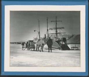 Ausladen am Eisrand