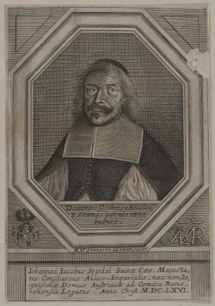 Bildnis des Iohannes Iacobus Speidel