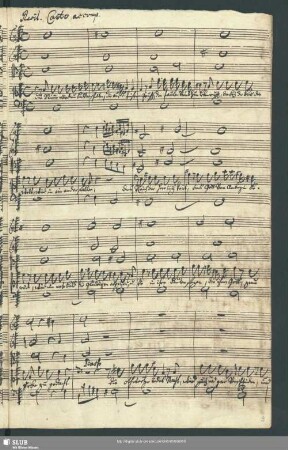 Recit[ativo] accomp[agnato]: Die Stimme wird nun bald erschallen