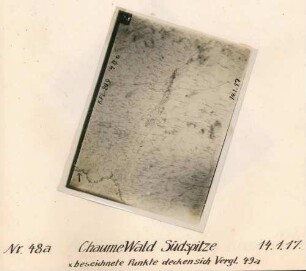 Foto des Geländes um die Südspitze des Chaume-Waldes (Luftbild)