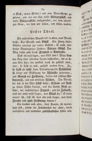 74-81, Erster Theil