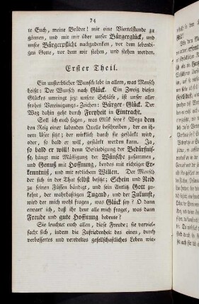 74-81, Erster Theil