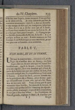 Fable V. D'un mari, et de sa femme.