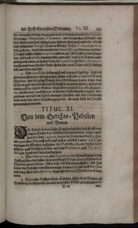 Titul. XI. - Titul. XVI.