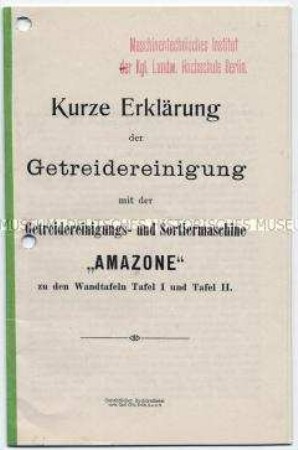 Getreidereinigungs- und -sortiermaschine