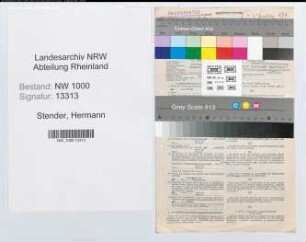 Entnazifizierung Hermann Stender, geb. 27.05.1913 (Vers.Angest.)