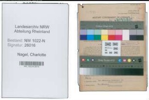 Entnazifizierung Charlotte Nagel , geb. 06.12.1905 (Polizistin)