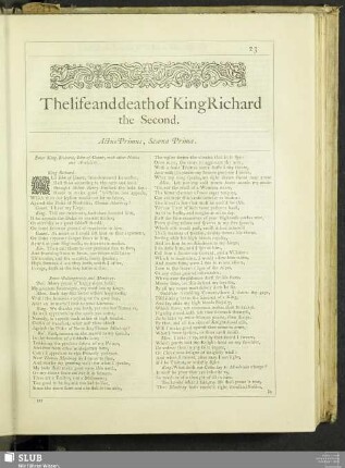 The life and death of King Richard the Second