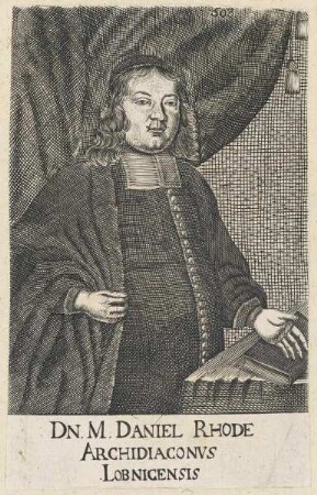 Bildnis des Daniel Rhode
