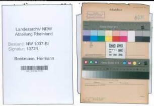 Entnazifizierung Hermann Beekmann , geb. 16.05.1902 (Angestellter)